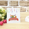 INS Creative Birthday Card Blessing Card Handwriting Thank you Card Business Message Card Wholesale Gift Card