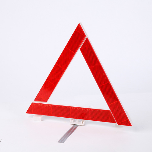 Coolpad Xin A product triangle warning sign reflective foldable iron leg bracket warning stand car triangle sign