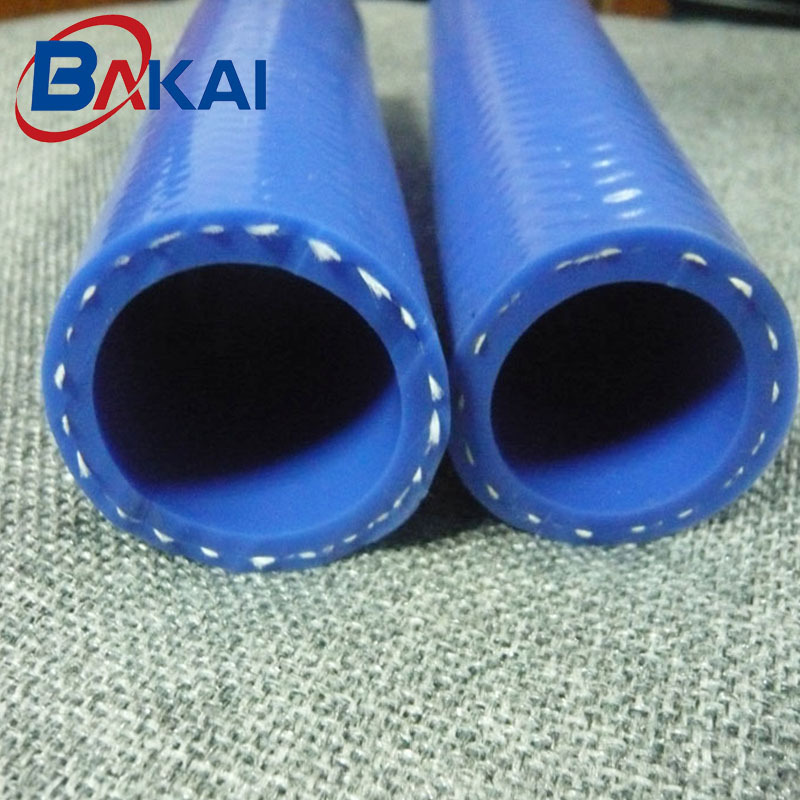 厂家直销咖啡机用编织硅胶管 汽车零部件硅胶编织增强管 夹线硅胶