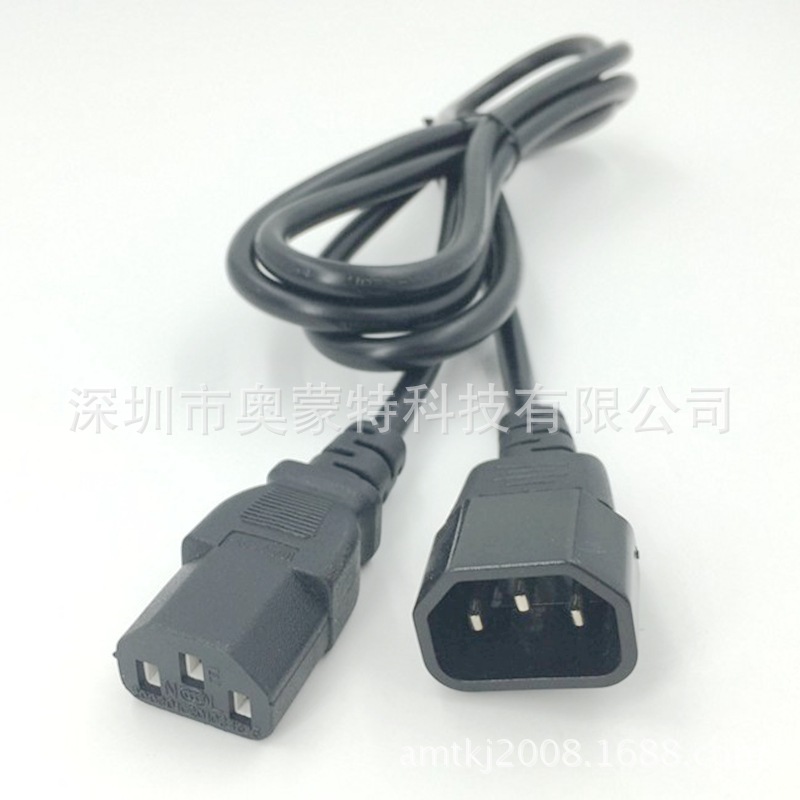 电动工具插电源线 c13c14电源线 品字尾转品子公延长电源线 AC线