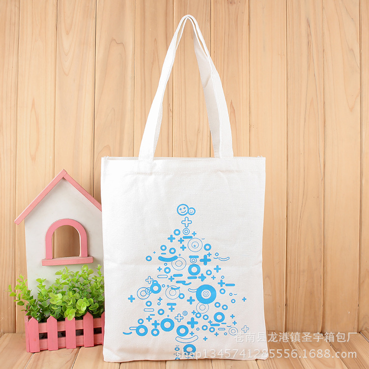 新款购物帆布袋 简约时尚手提广告礼品棉布包装袋 袋