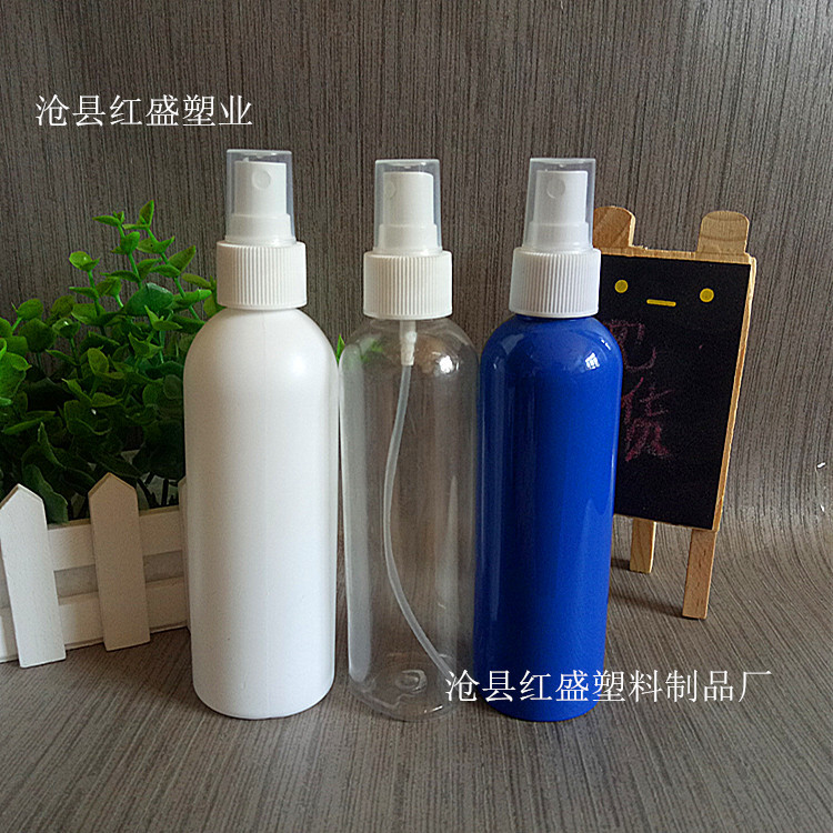 厂家供应 200ml毫升喷雾瓶 pet塑料瓶 水剂喷瓶 化妆水分装瓶
