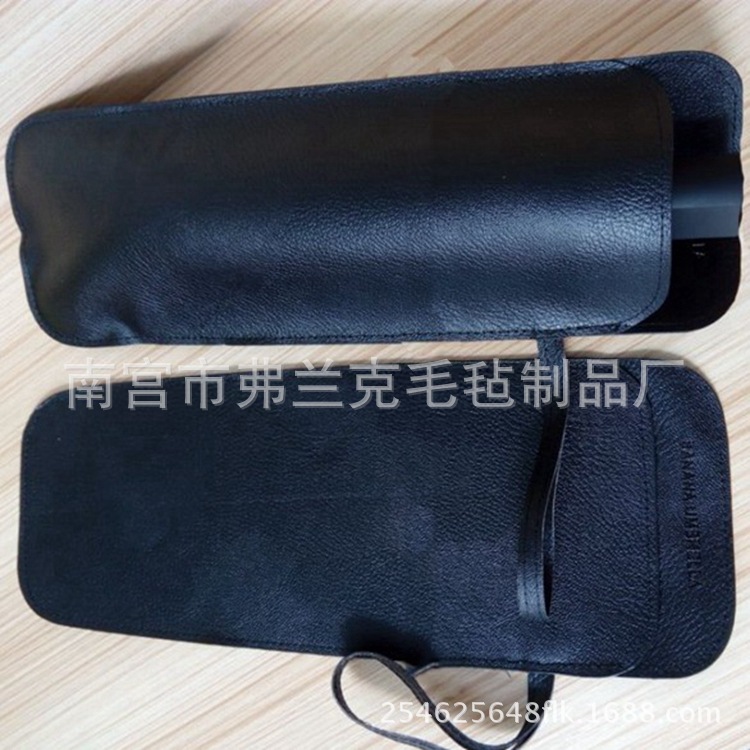 弗兰克简约雨伞收纳袋皮革雨伞套批发pu手提三折皮革雨伞袋