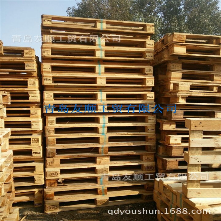 加厚欧标出口杨木托盘松木托盘胶合板托盘运输木托盘有二手托木架