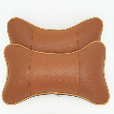 Cushions, Car Interior Neck Pillows, Cervical – Headrest - brown-single-price