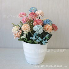 欧式仿真花套装家居工艺品摆件假花绢花仿真植物盆景小盆栽摆件