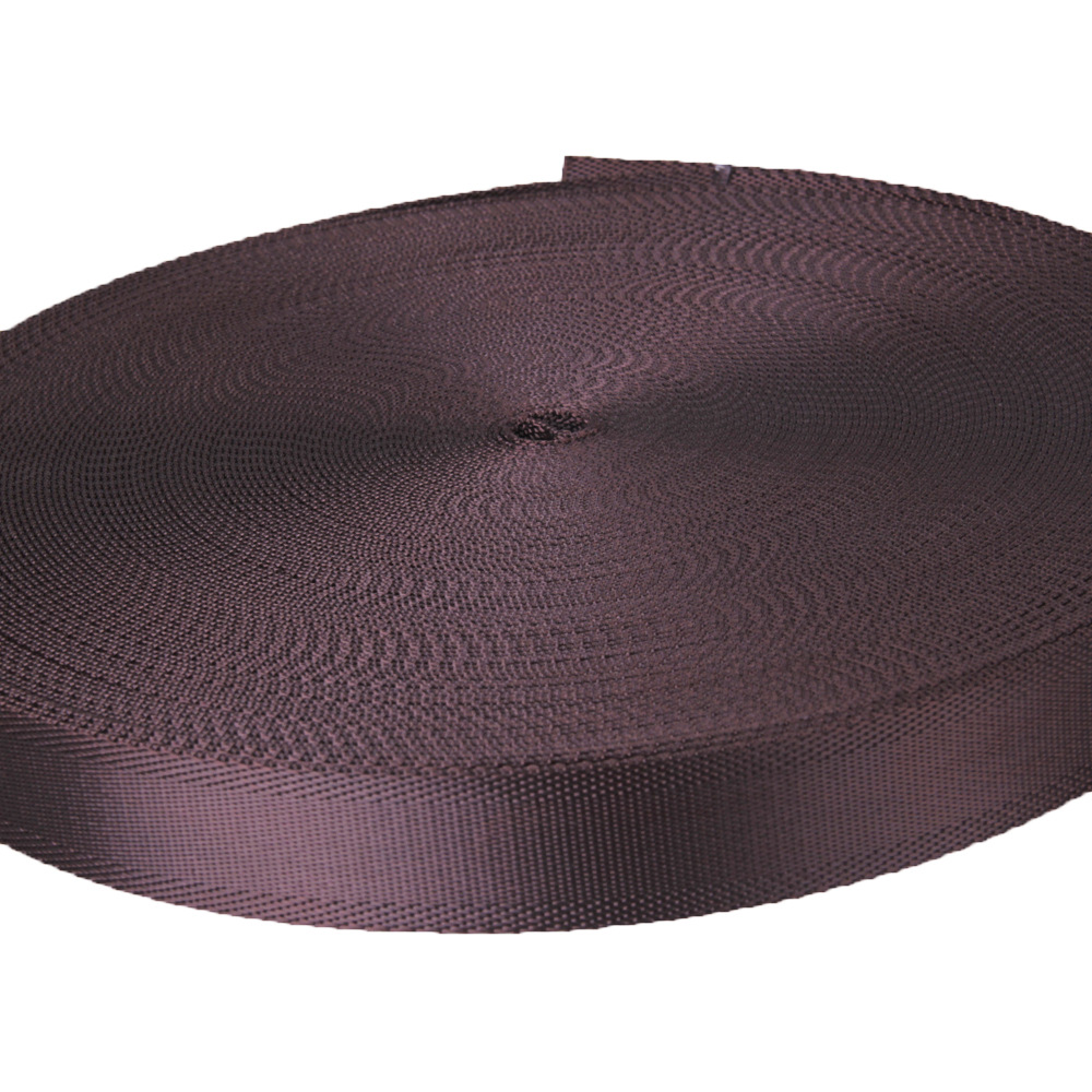 力满供应 现货 3.2cm 深啡色 锁边平纹 3.8cm 仿尼龙织带