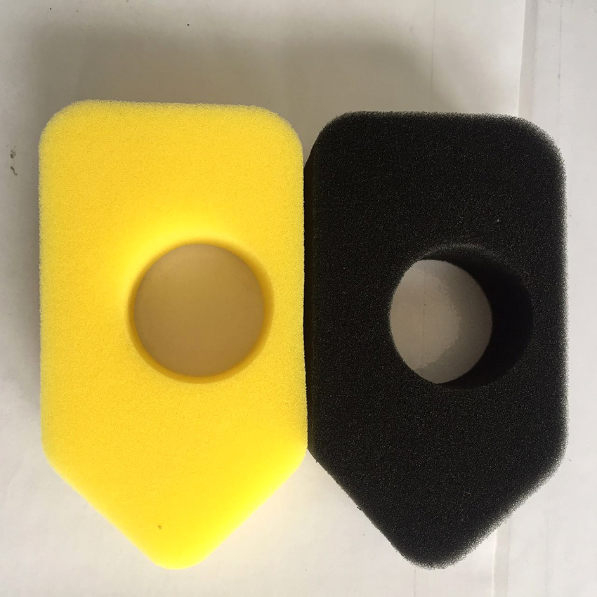 燃油机空气滤清器油锯割草机多边形空滤棉园林机械配件滤芯批发