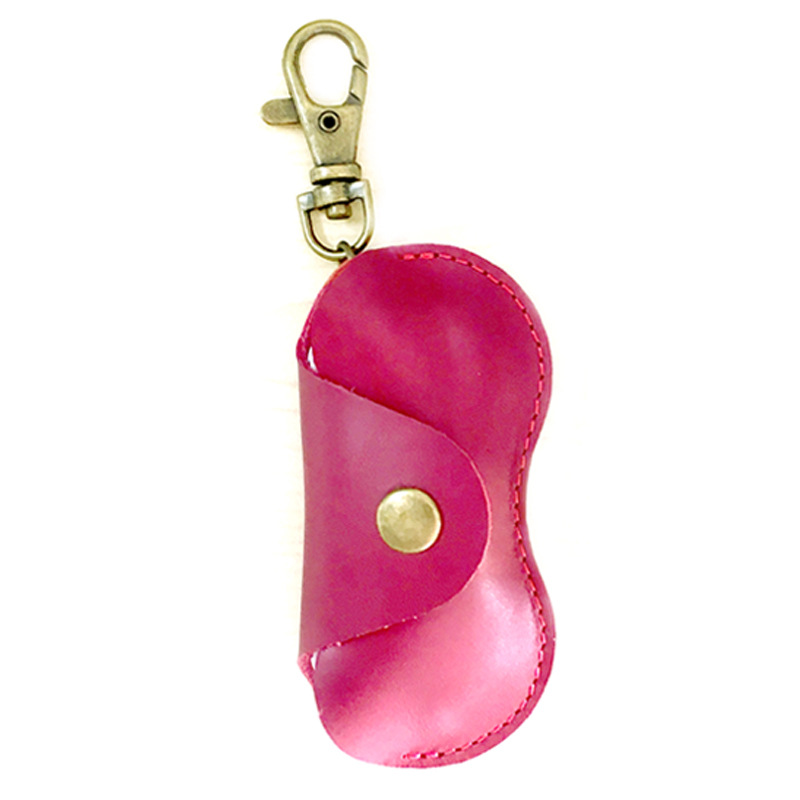 复古头层真牛皮旋转 双叶指间陀螺皮套 高品质指尖陀螺专用皮套