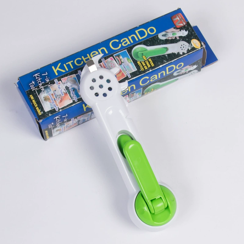 Консервооткрыватель для бутылок «Семь в одном» Консервооткрыватель для бутылок может быть напечатан производителем логотипа на складе