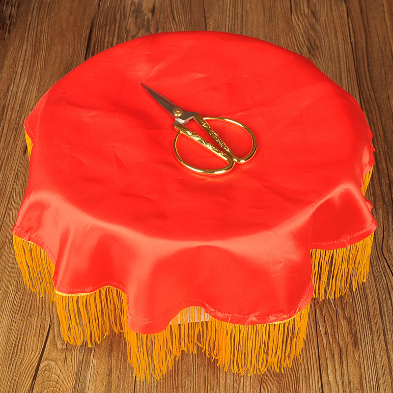 Festival celebration Opening Ceremony event supplies ribbon cutting 4-piece tray gold scissors tray cloth big red flower wholesale Festival celebration Opening Ceremony event supplies ribbon cutting 4-piece tray gold scissors tray cloth big red flower wholesale