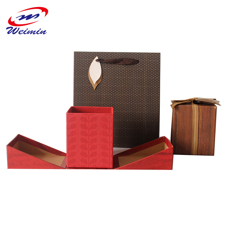 纸盒批发 彩色礼品盒瓦楞纸盒 瓦楞双翅礼品盒 花茶茶叶包装盒