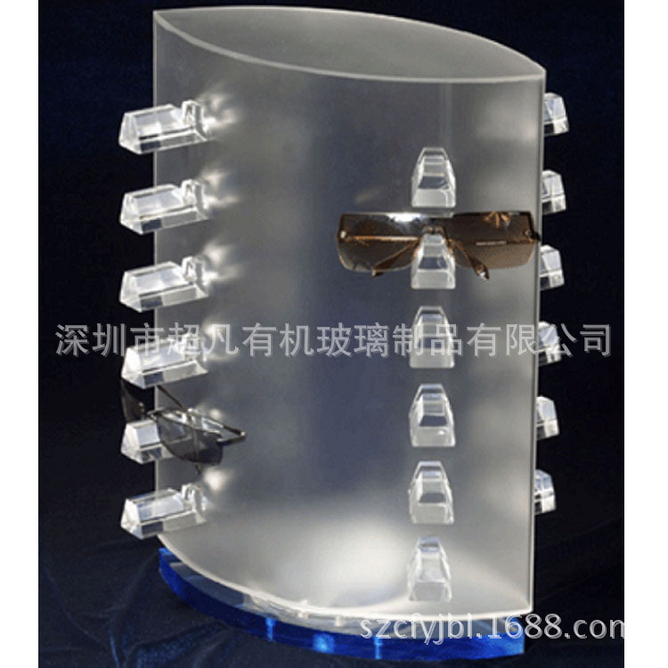 厂家亚克力眼镜展示架 转动优质太阳镜墨镜架有机玻璃多层眼架