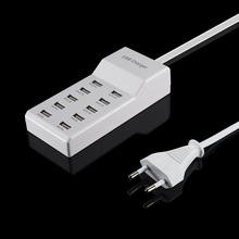 多口USB充电器 带usb 排插 10口USB强大智能充电王急速 充电头