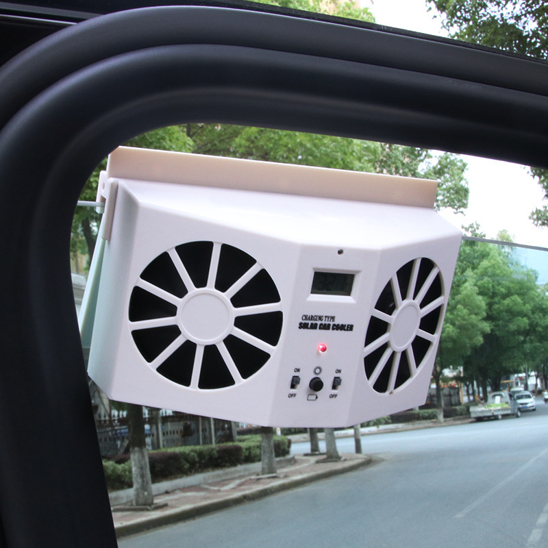 Solar exhaust fan car car exhaust fan car window summer radiator ventilation fan Car Cooling