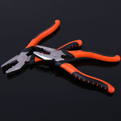 Tiger leather handle wire pliers 8-inch wire pliers multifunctional hand pliers 8-inch vise