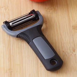 创意削皮刀多功能三合一蔬果刨丝器带齿瓜果刨刀苹果削皮器logo