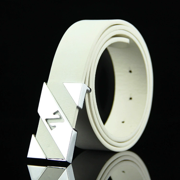 Belt, polyurethane buckle for elementary school students with letters, trousers, simple and elegant design, Korean style