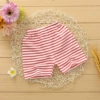Big red striped shorts