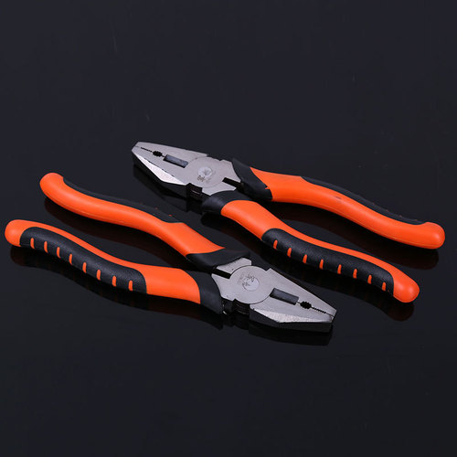 Tiger leather handle wire pliers 8-inch wire pliers multifunctional hand pliers 8-inch vise