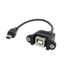 U2-059 MINI USB������׼USB -Bĸ HOST OTG���L�� 0.2m�D�ӿ���