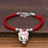 Red rope bracelet, protective amulet