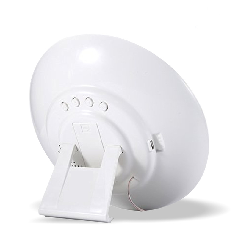 Creativo nuevo despertador natural despertador luz LED colorido color cambio táctil despertador luz noche luz reloj