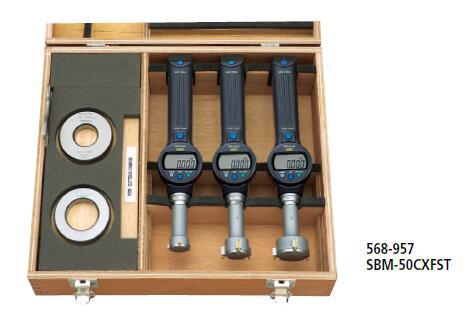 三丰快速测量三点内径千分尺套装568-957 SBM-50CXFST