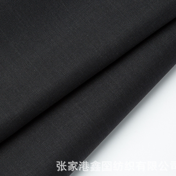 XG31599/3精纺毛涤哔叽 纺织面料厂家批发 精纺哔叽面料