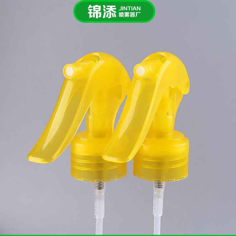 工厂批发现货新款透明小老鼠迷你手扣式塑料喷枪方枪喷雾器