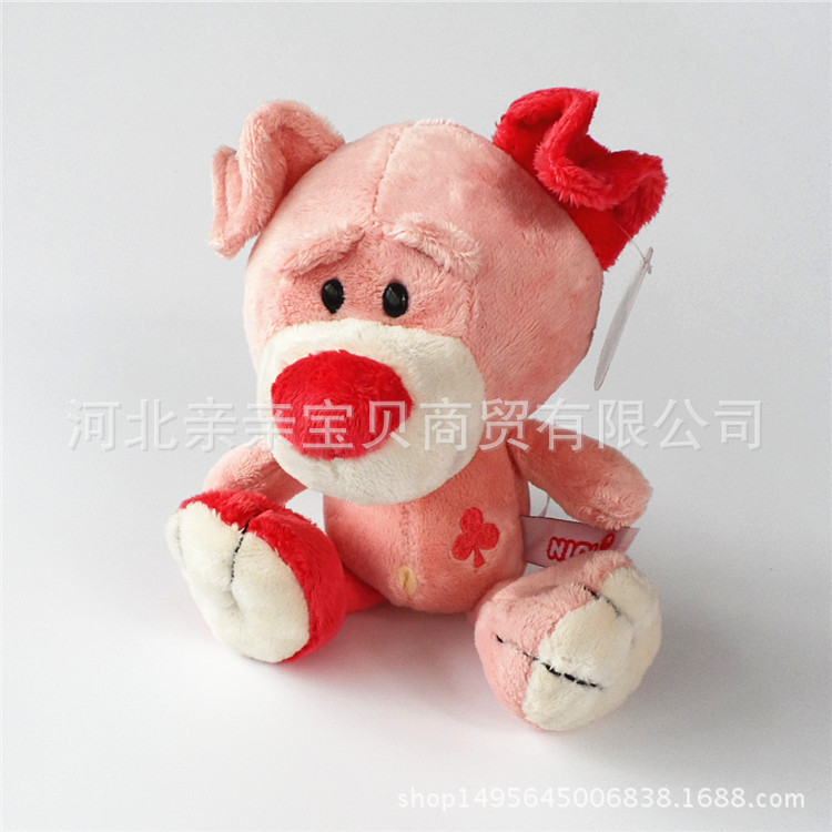 Comercio exterior serie de póquer rosa león elefante conejo perro muñeca juguete de peluche muñeca agarrar regalos al por mayor