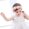 Children's hair accessory, cute headband, Korean style, lace dress, flowered, wholesale