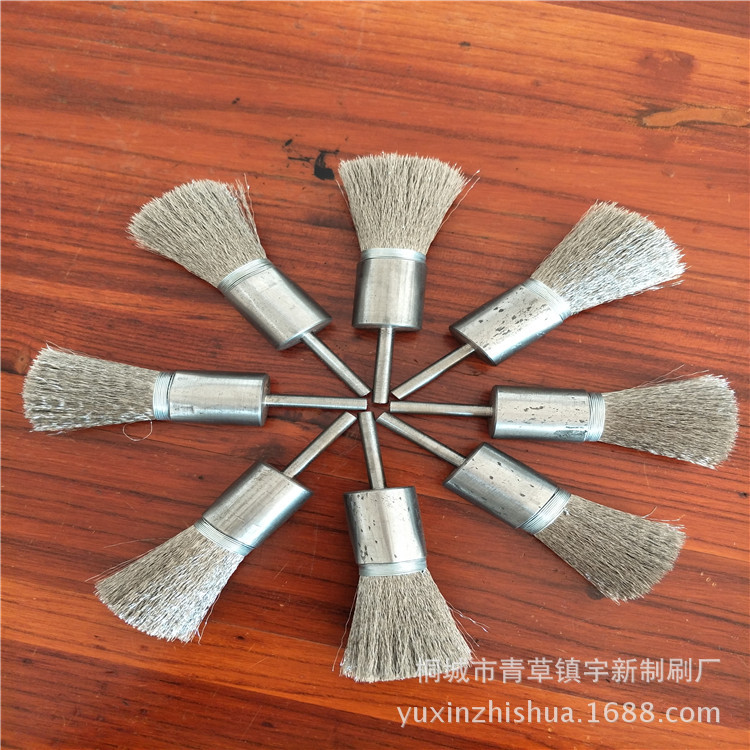 生产加工优质不锈钢丝笔刷 抛光研磨刷 管道清洁毛刷 质优价廉