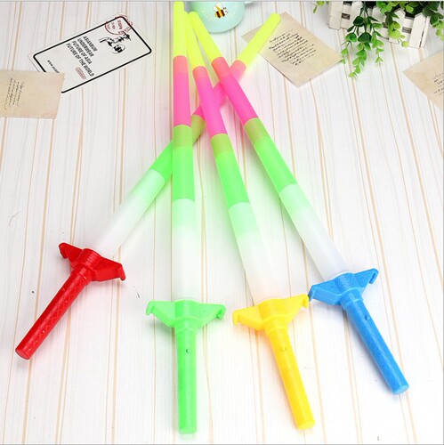 Glowing four-section stick, shrinking stick, flashing stick, fluorescent telescopic stick, concert bar floor promotion gift, cheering atmosphere channel