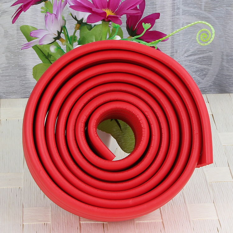 Merah / Lebar 80mm * tebal 8mm * panjang 2 m, dengan perekat dua sisi panjang 4 m