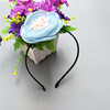 Children's hair accessory, cute headband, Korean style, lace dress, flowered, wholesale