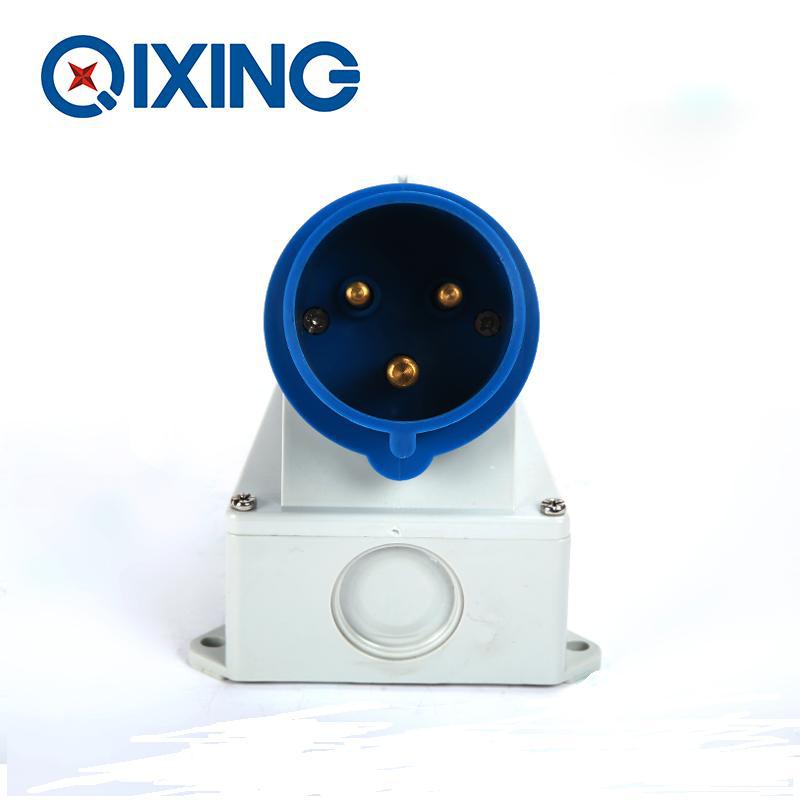 启星QX344  3芯32 A IP44工业明装插头