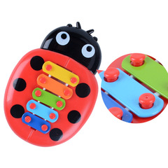 Baby insect hand percussion musical instrument for early childhood education creative five-note scale children's percussion instrument toy wholesale