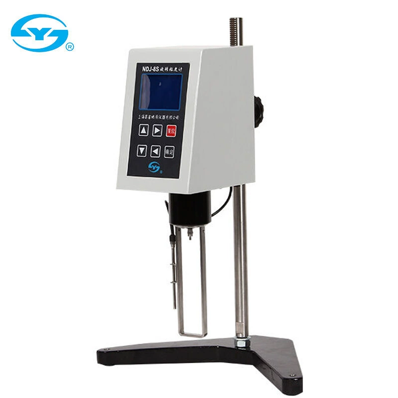 Шанхай Чанцзи NDJ-5S/8S цифровой дисплей точный вращающийся вискозиметр цифровой роторный анализатор вязкости