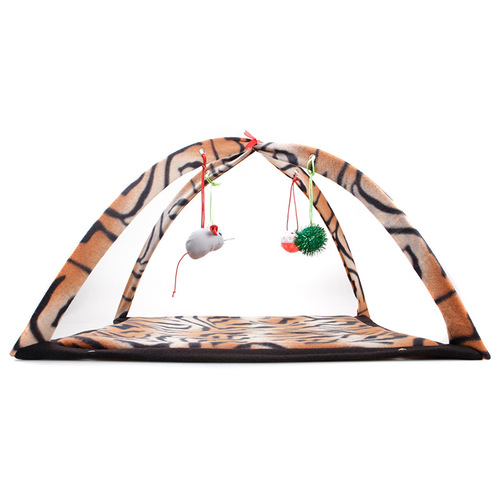 Amazon Pet Hammock Cat Breathable Cartoon Fun Bell Toy Bed Cat Tent Pet Supplies