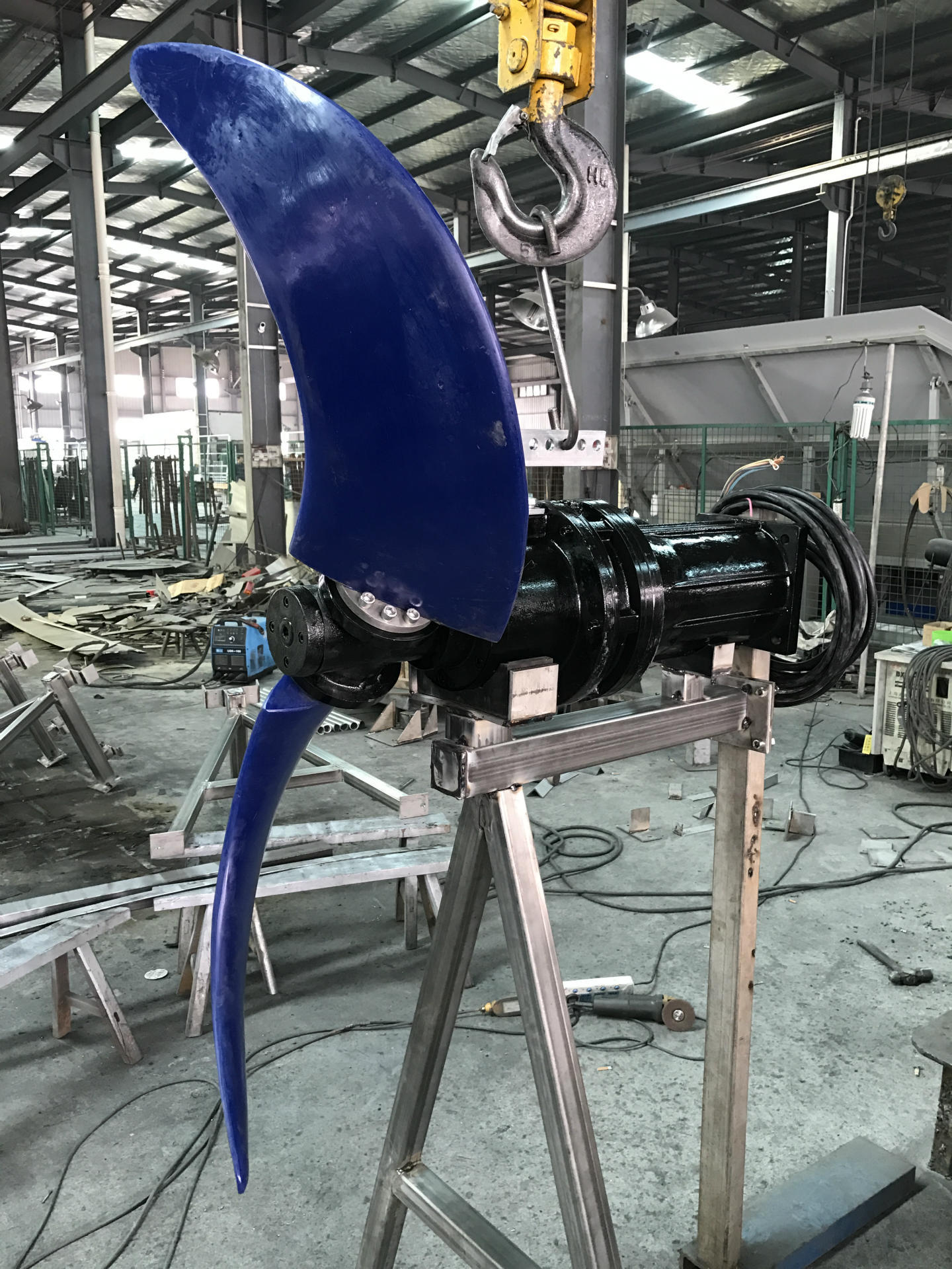 造纸厂污水潜水推流器 低速推流混合潜水推进器 南京凯普德