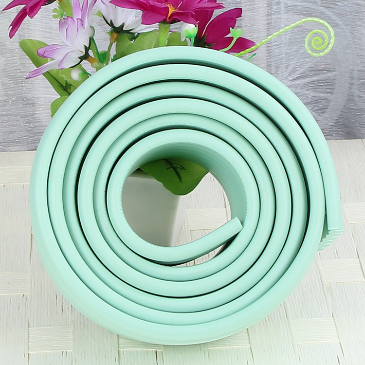 Hijau muda / Lebar 80mm * tebal 8mm * panjang 2 m, dengan perekat dua sisi panjang 4 m