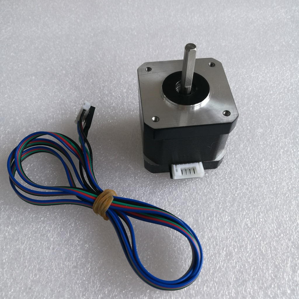 42步进电机 NEMA17 1.8°40MM机身 42BYGH40 3D打印机 二相四线