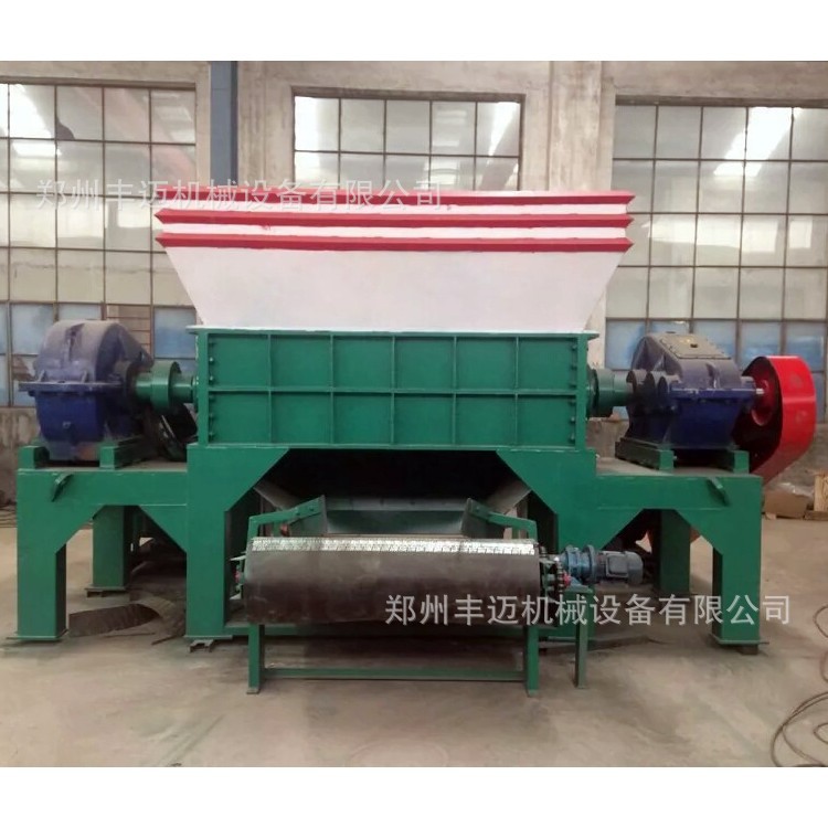 废旧轮胎粉碎磨粉生产线 轮胎回收生产线 整胎粉碎机