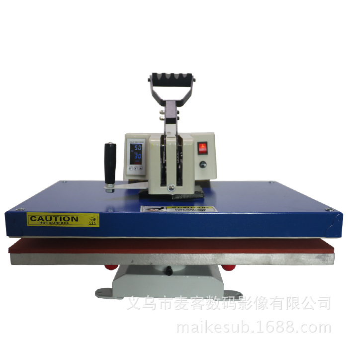 热转印t恤衫烫画机新款大幅面韩式摇头高压烫画机40*60cm烫画锦旗