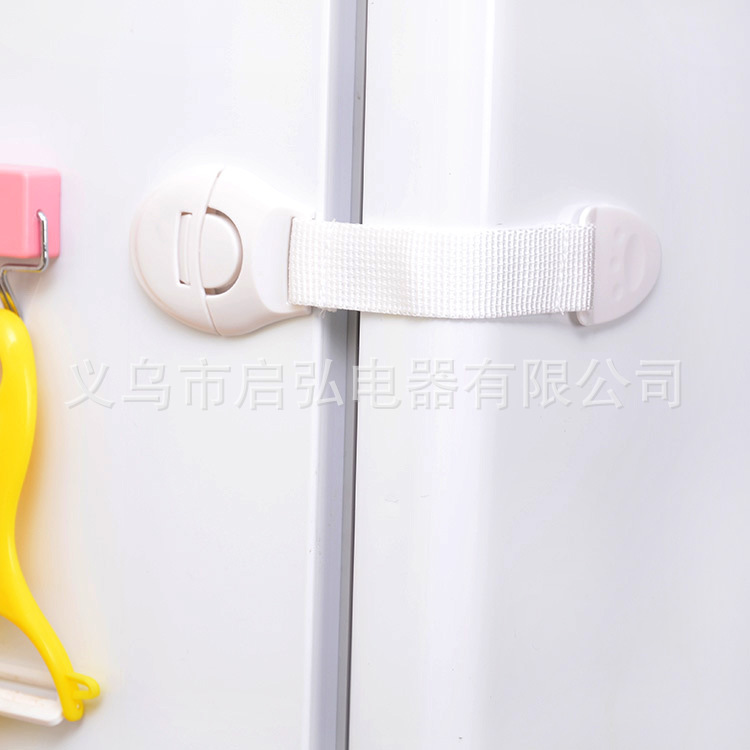 宝宝多功能布带锁婴儿安全锁儿童安全锁抽屉塑料马桶锁冰箱锁柜门