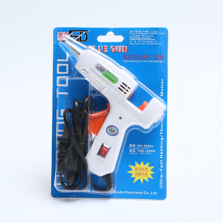 Milán nuevo material de embalaje de flores pistola de pegamento de fusión en caliente palo de pegamento ramo de embalaje pistola de pegamento eléctrica al por mayor 100