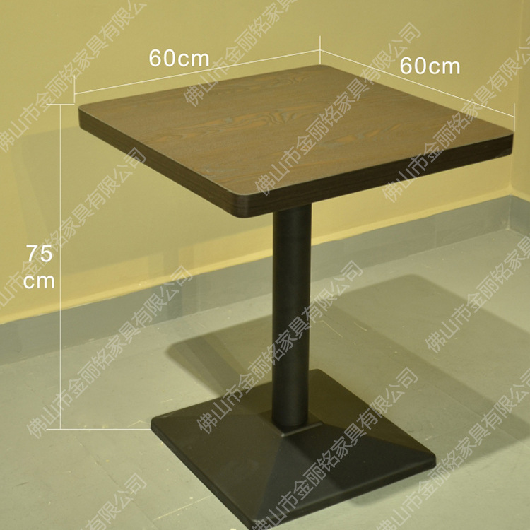 Mesa y silla de la cafetería del restaurante temático fijaron la silla occidental de la cena del restaurante