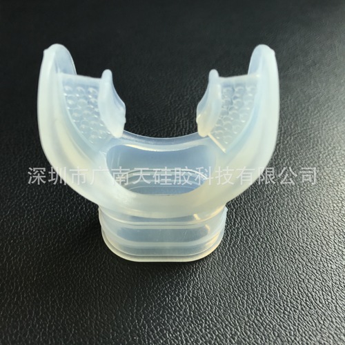 Factory supplies, diving snorkel, open-circuit scuba type, transparent silicone mouthpiece
