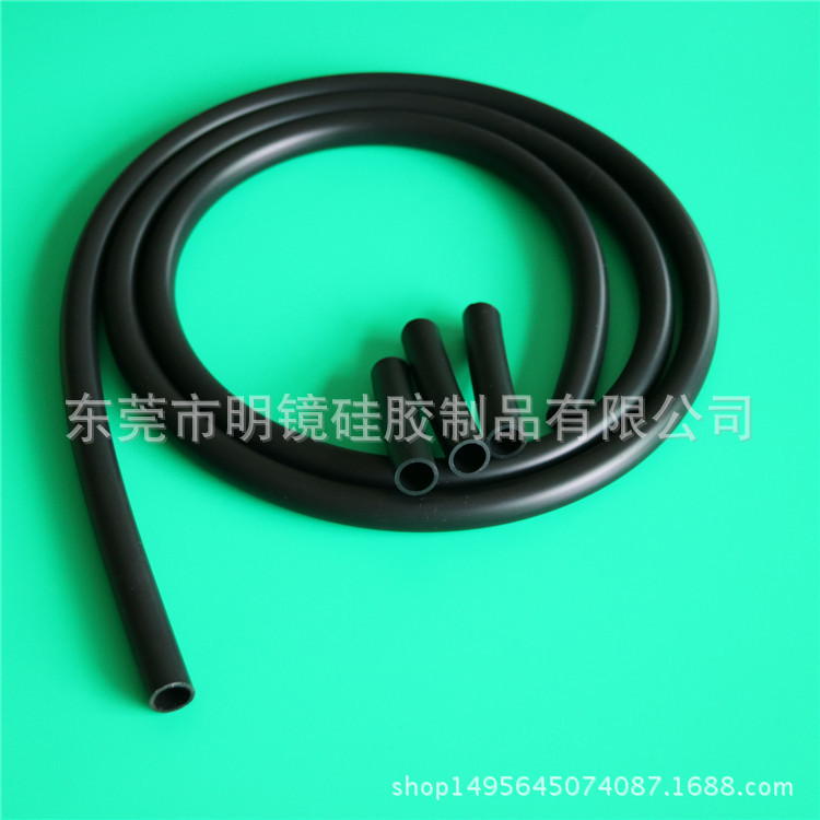 黑色硅胶管食品级硅胶管FDA LFGB检测认证
